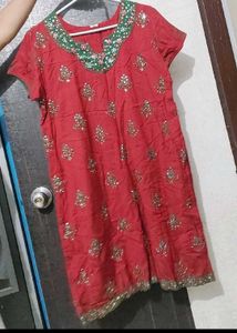 Mirror Work Kurta Set