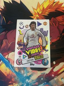 Vintage Vibes Cristiano Ronaldo Topps Card