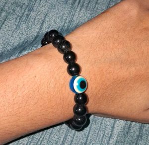 Black Bead Bracelet