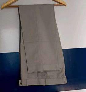 Men's Grey Straight Pants