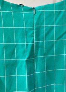 Green Checkered Dress