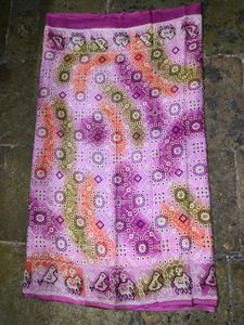 Pink Patterned Saree