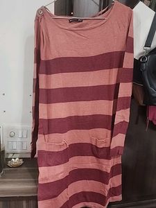 Maroon Sweater Dress