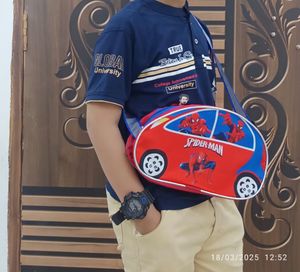 New Spiderman Car shape sling bag for kids