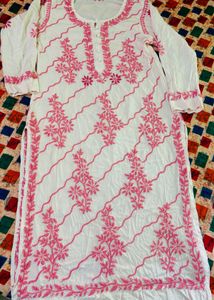 Luckhnavi Chikankari Kurti