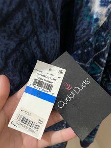 New with tag Blue Patterned Pullover