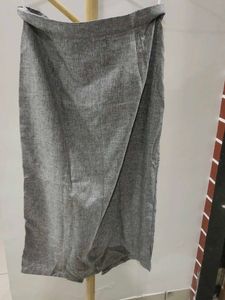 Formal Grey Pencil Skirt