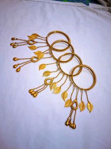 Ethnic Jewelry Set: Earrings &amp; Bangles