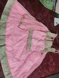 Cute Pink Lehenga Choli Set