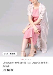 Brand New Libas Kurti With Shrug Set