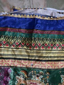 Vintage Floral Print Dupatta