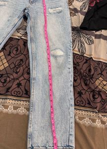 Ripped Light Wash Jeans