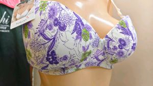 Floral Print Bra