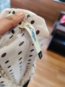 White Shirt With Ribbon