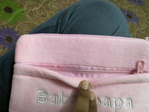 cute baby pink pauch