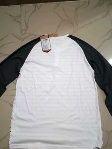 Long Sleeve Henley Shirt (Size S)