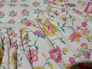 Floral Print Tiered Mini Dress