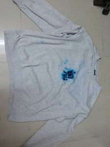 custom designed h&m baggy sweatshirt