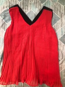Red Crossbody Top
