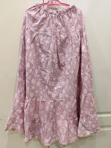 Floral long Ethnic Ruffled Skirt