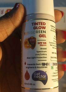 Gel Nectar Tinted Glow Sunscreen SPF 55