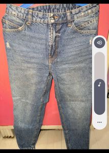 Blue Slim Fit High Waist Jeans