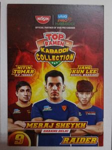 Top Ramen Pro kabaddi League 9 Cards