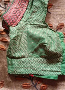 Green Embroidered Blouse