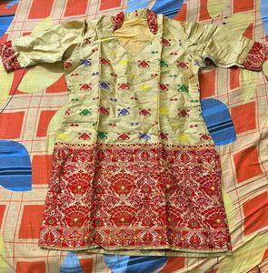 Straight Assam Silk Bihu Kurti