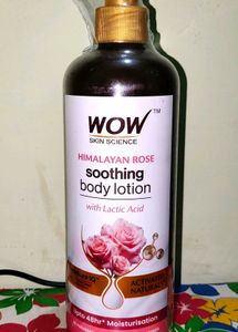 WOW SKIN SCIENCE himalaya rose soothing body lotio