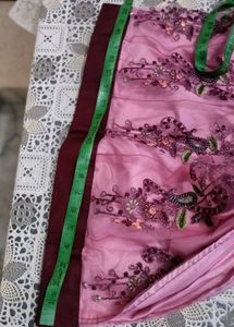 Embroidered Lehenga Choli Net Fabric