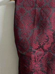 Patterned Maroon Pants