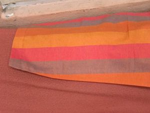 Brand New Striped Orange Women's Kurta