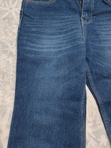 HIGH RISE BOOTCUT DARK BLUE COLOUR JEANS