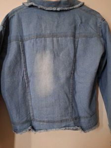 Frayed Denim Jacket