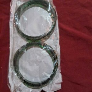 Beautiful Green And Marron Bangles