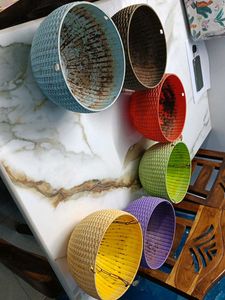 Colorful Hanging Planters - Set of 6