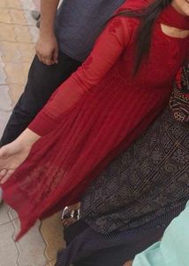 Beautiful Lakhnavi Work Anarkali Suit