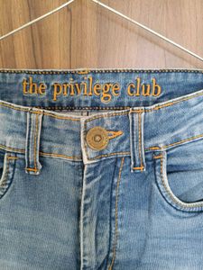 Light Blue Denim Jeans For Men