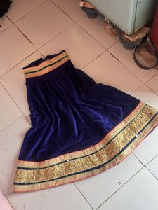 Elegant Velvet Ethnic Skirt