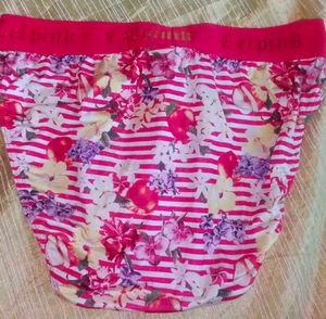 Celpink Floral Striped Panties