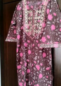 New UNUSED Kurta Palazzo Set With Gotta Patti Work
