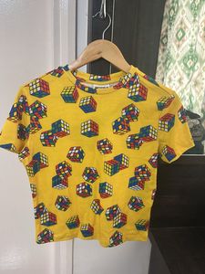 Only Rubik's Cube Crop Top