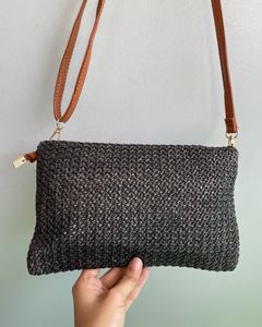 Premium Quality Envelope Straw Sling Bag
