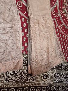 Elegant Beige garara Kameez Suit