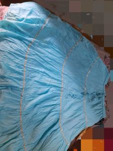 Blue Tiered Skirt