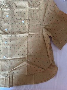 Cropped Shirt Top