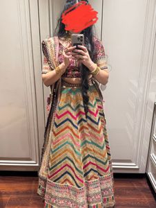 Blush coral Skirt And Choli