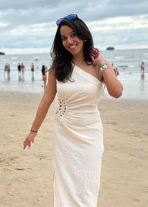 Cream Beach Dress