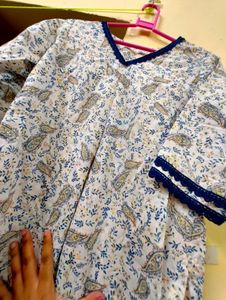 Floral Print Kurta